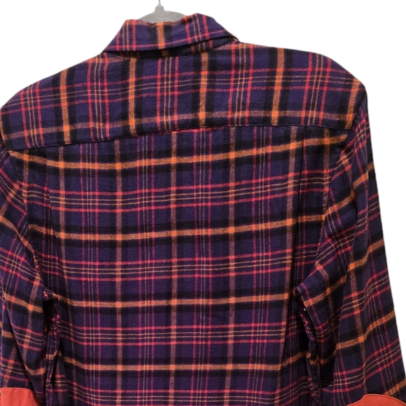 Betabrand Long Sleeve Button Up Flannel Shirt. Size Small - Picture 7 of 8